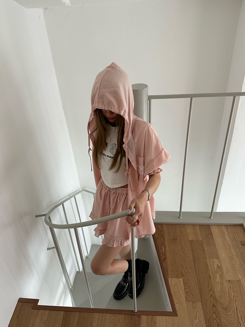 ZEROZERO韓國㊣直郵東大門代購女裝新品人氣推薦短褲荷葉邊ZEROZERO短褲