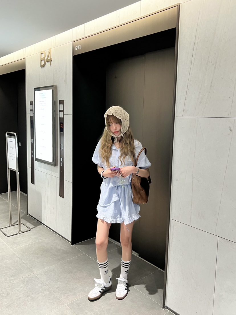 ZEROZERO韓國㊣直郵東大門代購女裝新品人氣推薦短褲荷葉邊ZEROZERO短褲