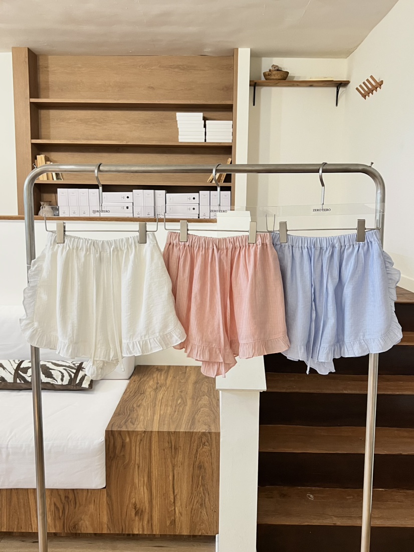 ZEROZERO韓國㊣直郵東大門代購女裝新品人氣推薦短褲荷葉邊ZEROZERO短褲圖色3左三色