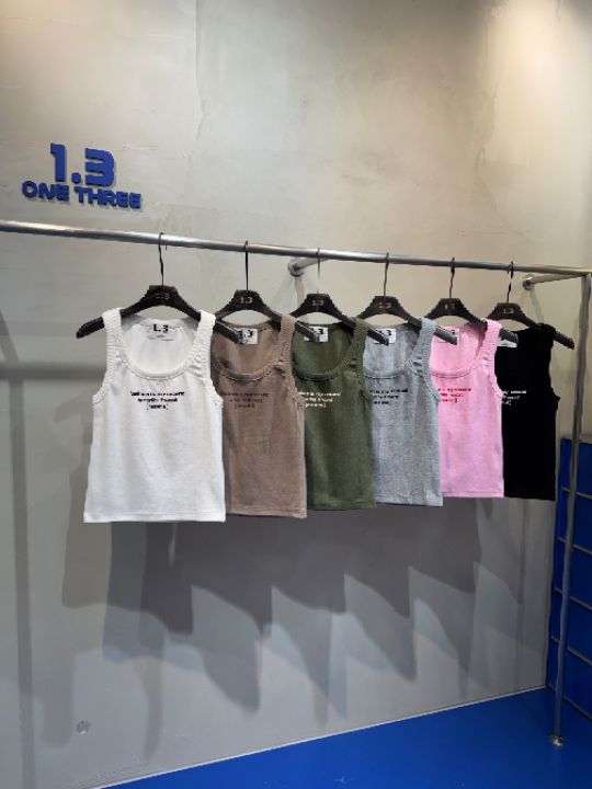 1.3韓國直郵㊣東大門實拍女裝新品25春夏時尚熱賣吊帶背心1.3吊帶/背心
