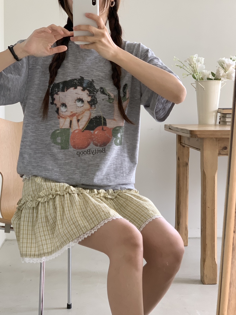 PARSLEY直郵韓國代購㊣女裝新品25春夏推薦休閑時尚人氣T恤DazeT恤