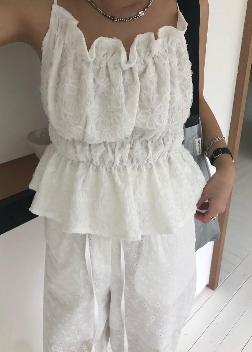 OUPPT韓國直郵㊣女裝新款休閑推薦熱賣時尚25春夏人氣吊帶背心OUPPT吊帶/背心