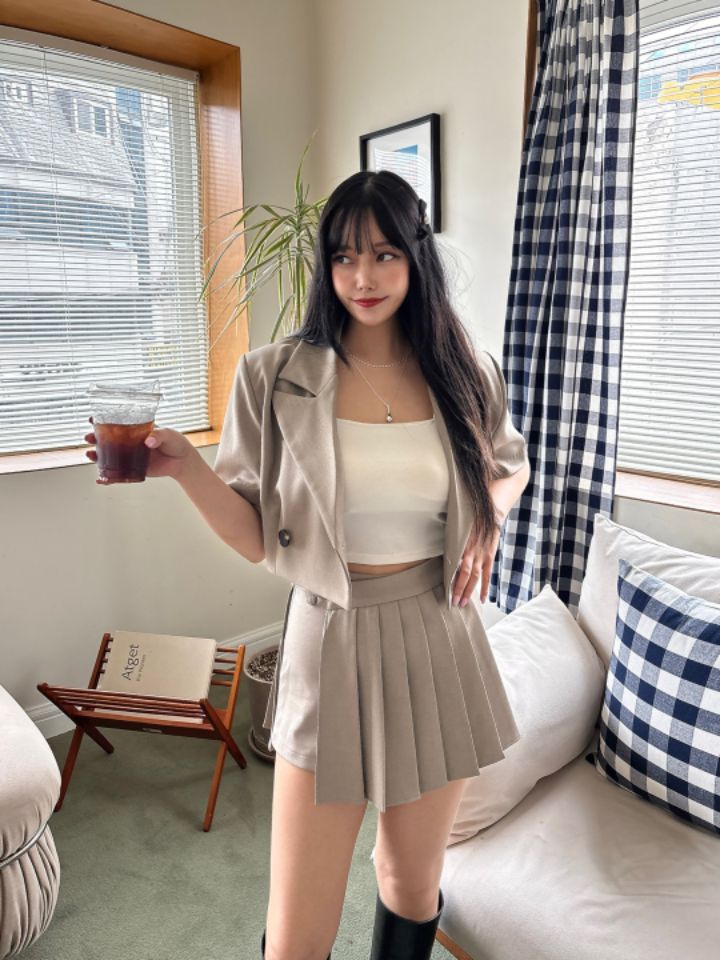 mars直郵韓國代購㊣女裝新品人氣25春夏休閑熱賣推薦時尚裙褲mars裙褲