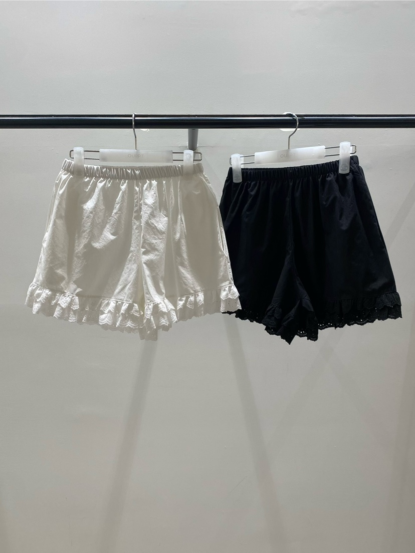 OUPPT韓國直郵㊣東大門實拍女裝新品時尚休閑熱賣短褲荷葉邊OUPPT短褲