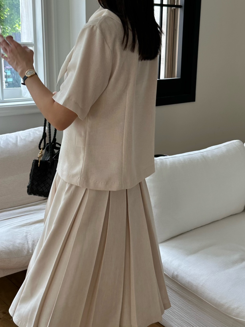 LE VASE韓國直郵㊣女裝新品25春夏人氣休閑推薦襯衫蕾絲衫LE VASE襯衫/蕾絲衫