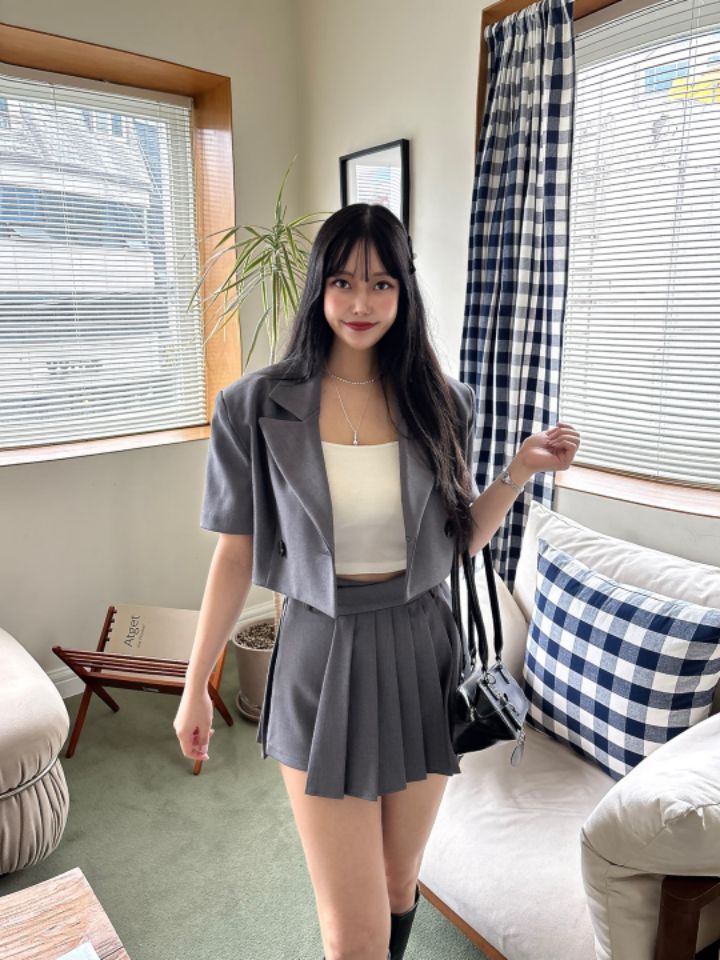 mars韓國直郵㊣東大門實拍女裝新品熱賣推薦休閑25春夏夾克mars夾克