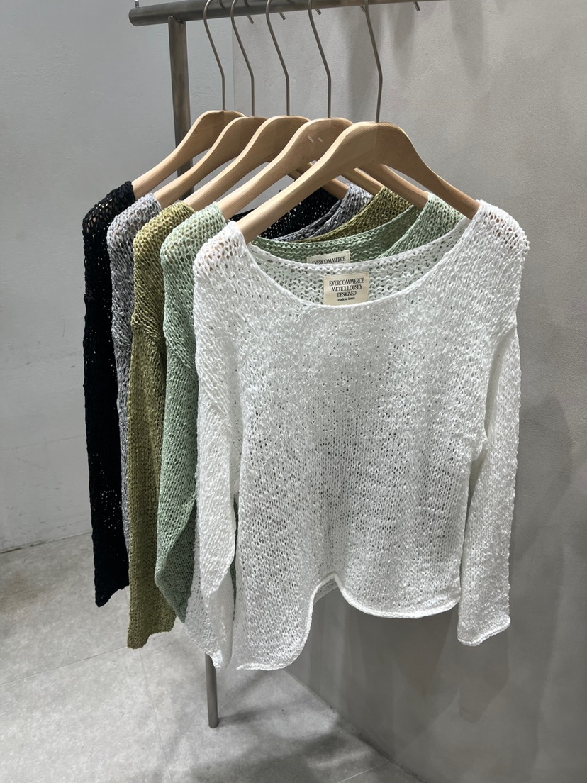 EVERCOMMERCE METICULOUSLY DESIGNED直郵韓國代購㊣女裝新款時尚針織衫EVERCOMMERCE METICULOUSLY DESIGNED針織衫