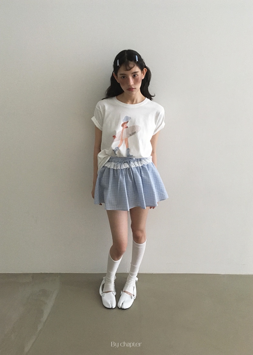 BY CHAPTER直郵韓國代購㊣女裝新品人氣時尚推薦休閑熱賣T恤ChapterT恤