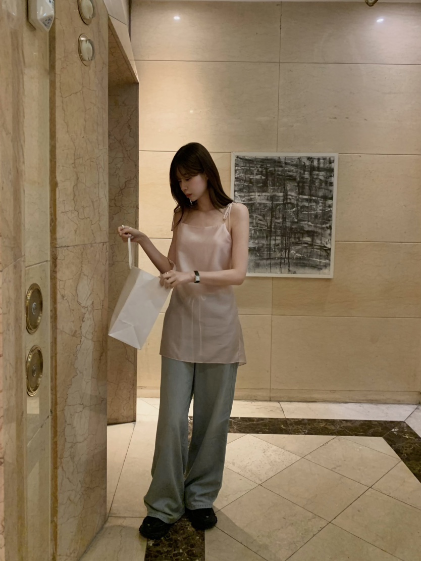 ALATE直郵韓國代購㊣女裝新款25春夏推薦時尚人氣連衣裙透視LEGACY連衣裙