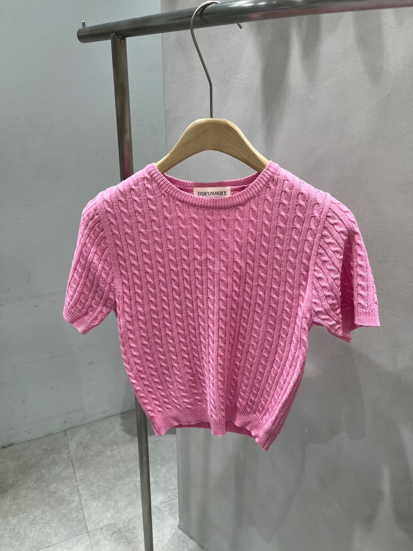 EVERCOMMERCE METICULOUSLY DESIGNED韓國直郵㊣女裝新品25春夏針織衫EVERCOMMERCE METICULOUSLY DESIGNED針織衫圖色4