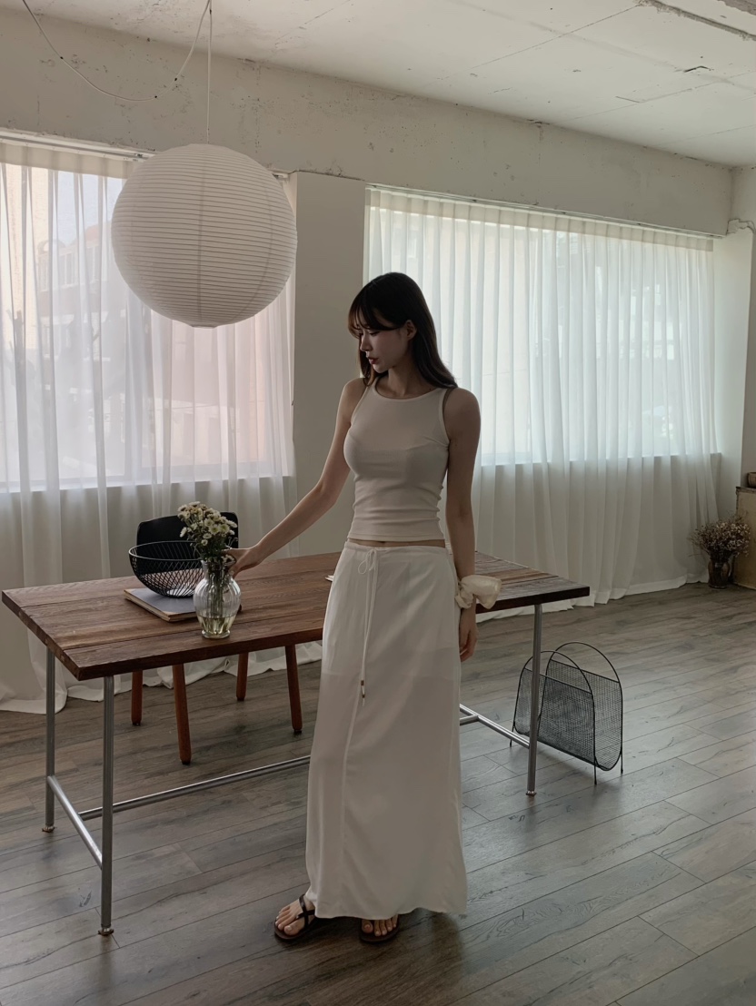 ALATE直郵韓國代購㊣女裝新款時尚休閑推薦25春夏熱賣吊帶背心LEGACY吊帶/背心