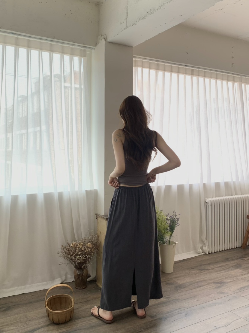 ALATE直郵韓國代購㊣女裝新款時尚休閑推薦25春夏熱賣吊帶背心LEGACY吊帶/背心