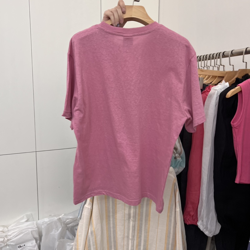 DOHWAJI韓國直郵㊣東大門實拍女裝新品熱賣25春夏推薦休閑T恤DOHWAJIT恤