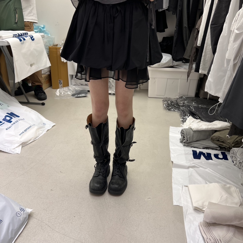 PADO韓國直郵㊣東大門實拍女裝新品熱賣人氣推薦時尚休閑短裙PADO短裙