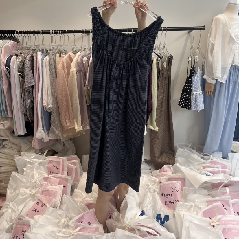 RIVEROOM直郵韓國代購㊣女裝新品人氣25春夏熱賣推薦連衣裙RIVEROOM連衣裙