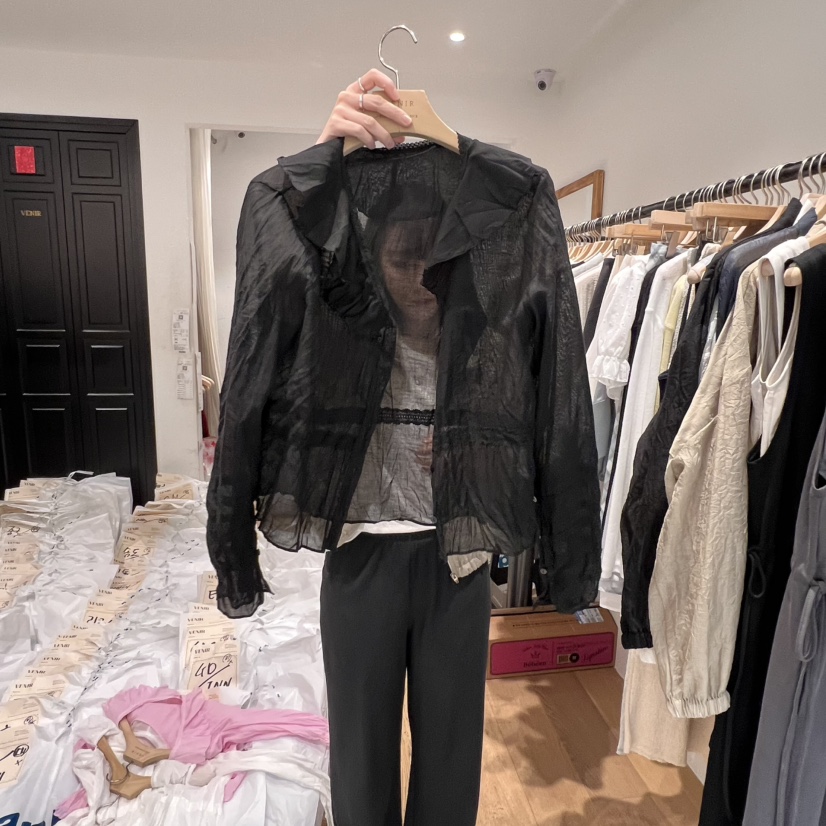 VENIR-a韓國直郵㊣東大門實拍女裝新品人氣25春夏襯衫蕾絲衫VENIR-a襯衫/蕾絲衫圖色3