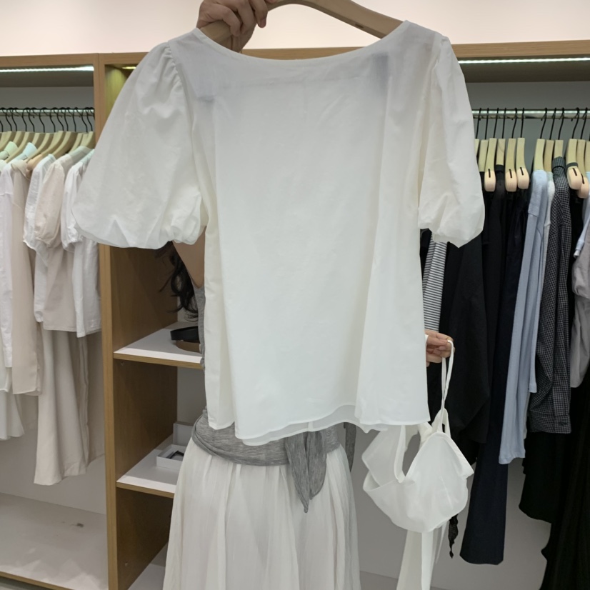 ALOT直郵韓國代購㊣女裝新款熱賣時尚人氣休閑25春夏襯衫蕾絲衫A LOT襯衫/蕾絲衫