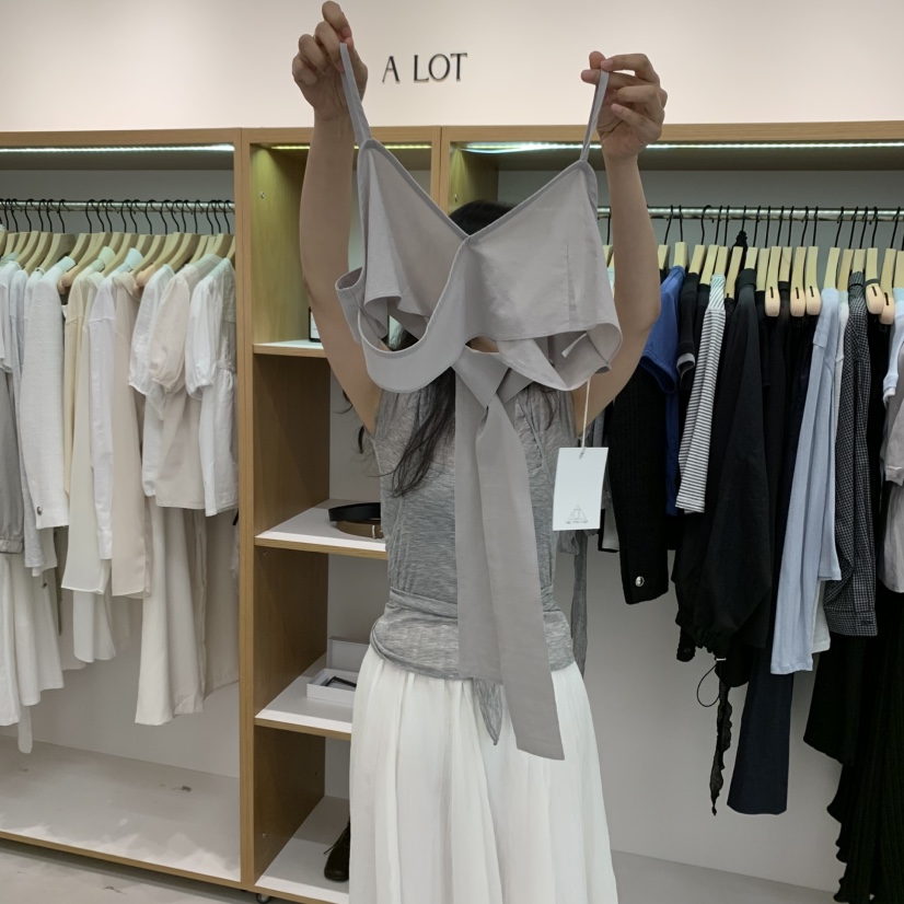 ALOT直郵韓國代購㊣女裝新款人氣時尚25春夏熱賣吊帶背心緊身A LOT吊帶/背心圖色2
