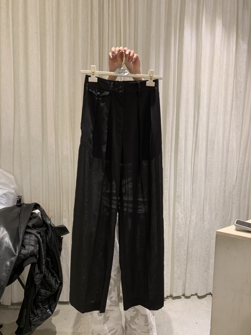 PAPERMOON直郵韓國代購㊣女裝新品25春夏推薦熱賣時尚休閑褲paper moon休閑褲
