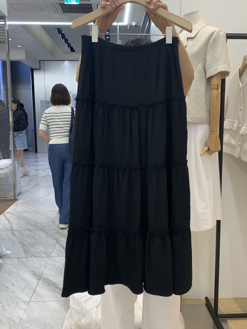 FILLMOR直郵韓國代購㊣女裝新款人氣25春夏休閑熱賣時尚長裙FILLMOR長裙圖色3