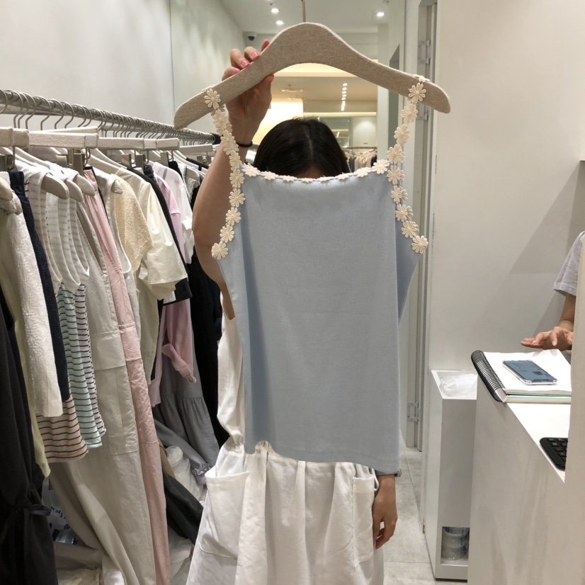 ASOME直郵韓國代購㊣女裝新款推薦熱賣25春夏休閑時尚吊帶背心A.SOME吊帶/背心