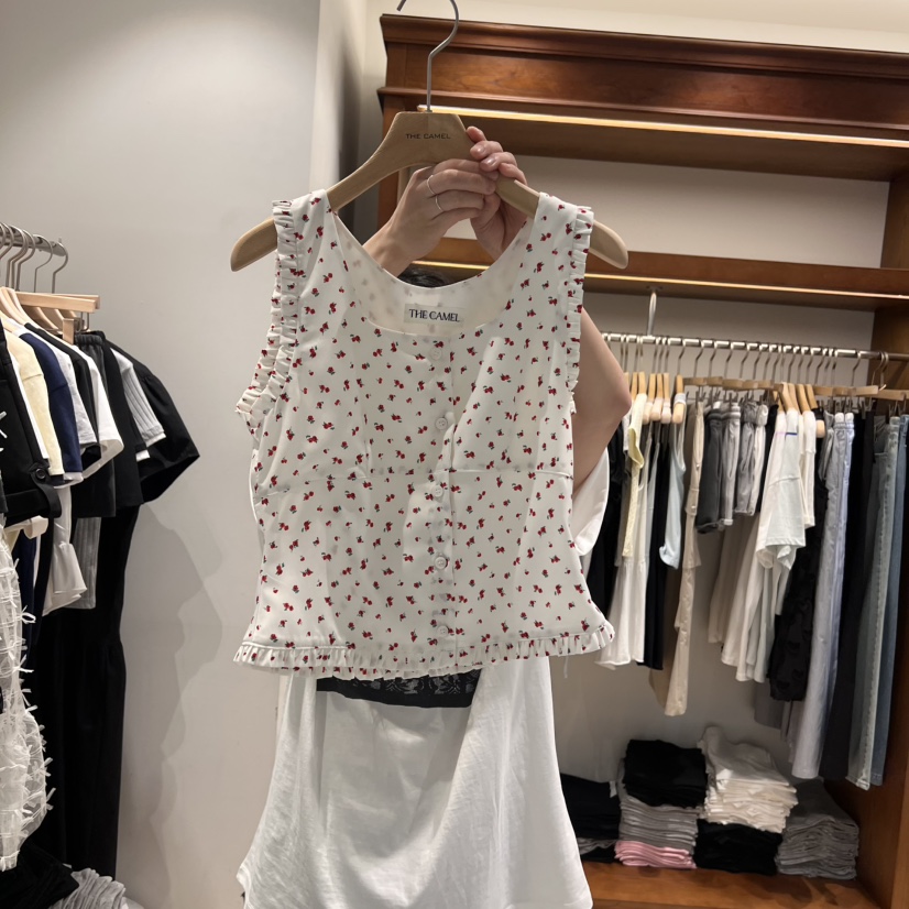 THE CAMEL直郵韓國代購㊣女裝新品推薦吊帶背心the came_l 家吊帶/背心
