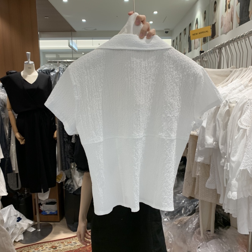 OGI韓國㊣直郵東大門代購女裝新品25春夏人氣熱賣襯衫蕾絲衫FLat OGI襯衫/蕾絲衫