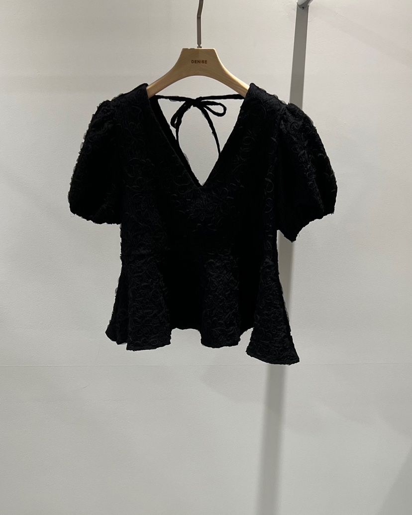 DENISE直郵韓國代購㊣女裝新款推薦時尚熱賣25春夏襯衫蕾絲衫DENISE襯衫/蕾絲衫圖色2
