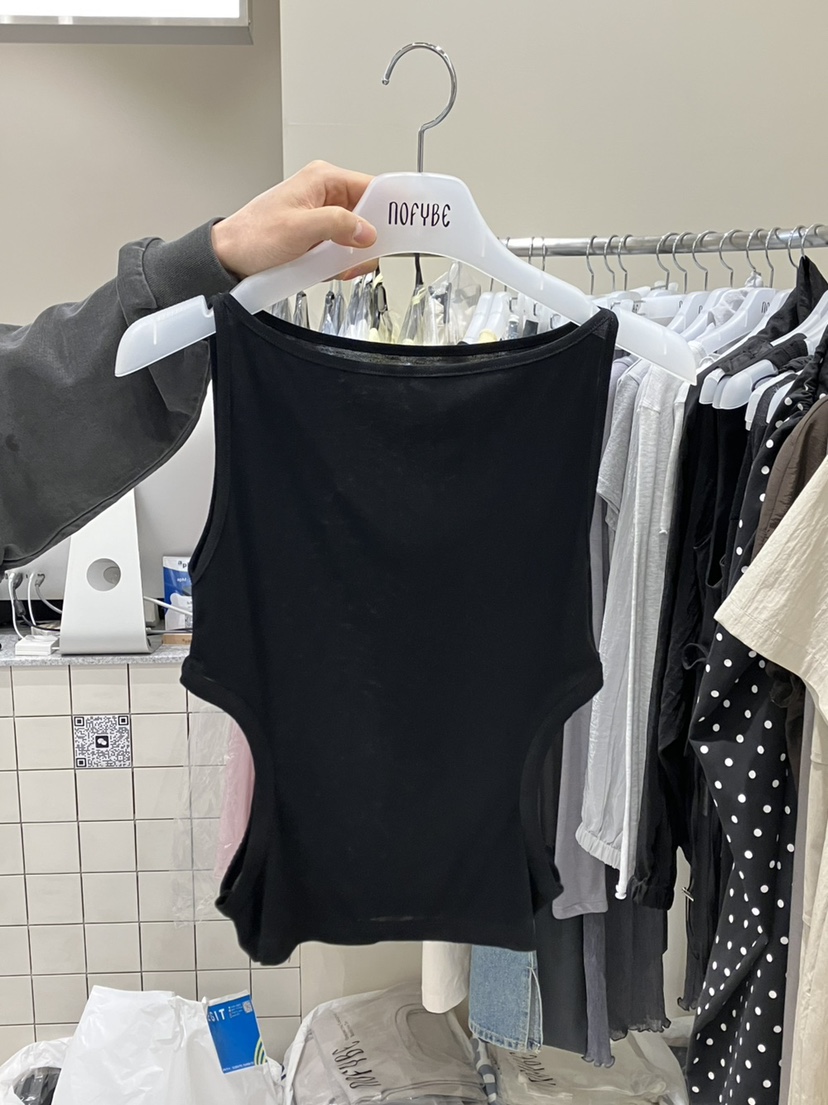 NOFYBE直郵韓國代購㊣女裝新品休閑人氣推薦時尚25春夏吊帶背心NOFYBE吊帶/背心圖色3