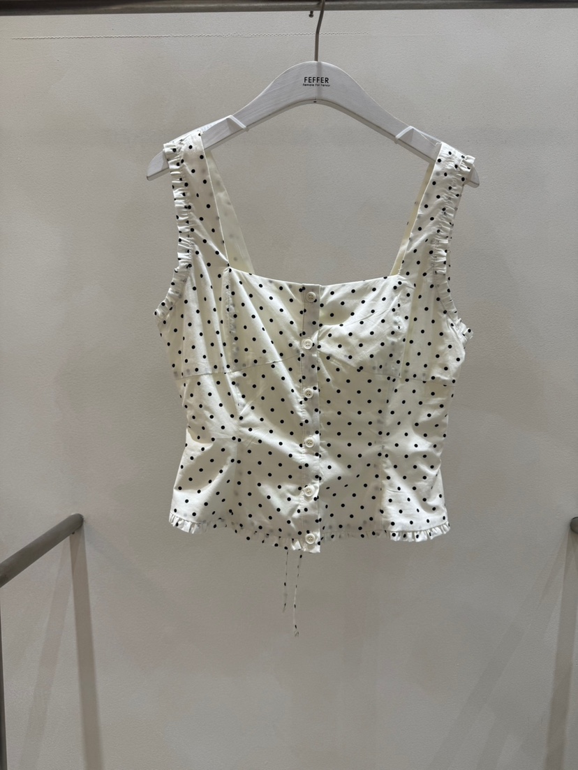 FEFFER韓國直郵㊣東大門實拍女裝新品25春夏熱賣休閑吊帶背心FEFFER吊帶/背心圖色1