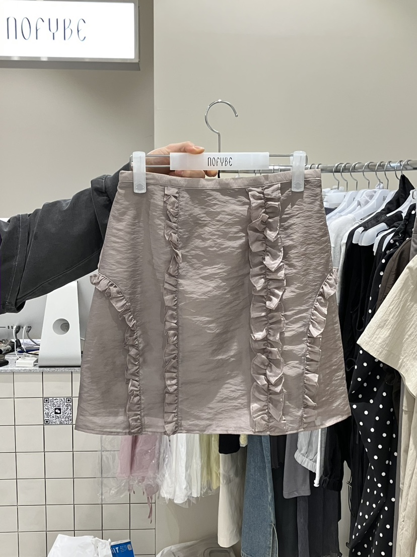 NOFYBE韓國直郵㊣東大門實拍女裝新款休閑熱賣時尚人氣短裙NOFYBE短裙