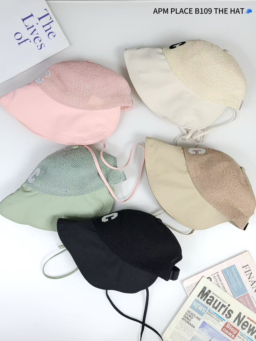 THE HAT-P東大門實拍女士新款真品熱賣時尚帽子漁夫帽刺繡THE HAT帽子