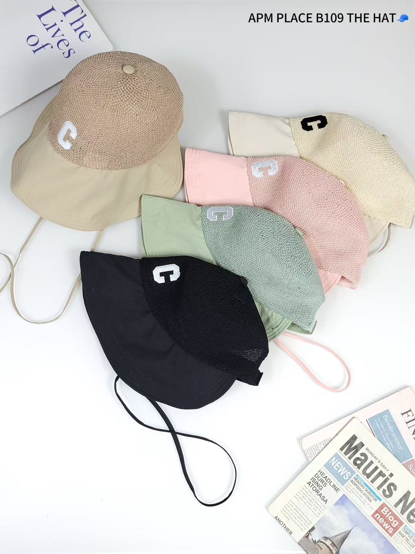 THE HAT-P東大門實拍女士新款真品熱賣時尚帽子漁夫帽刺繡THE HAT帽子