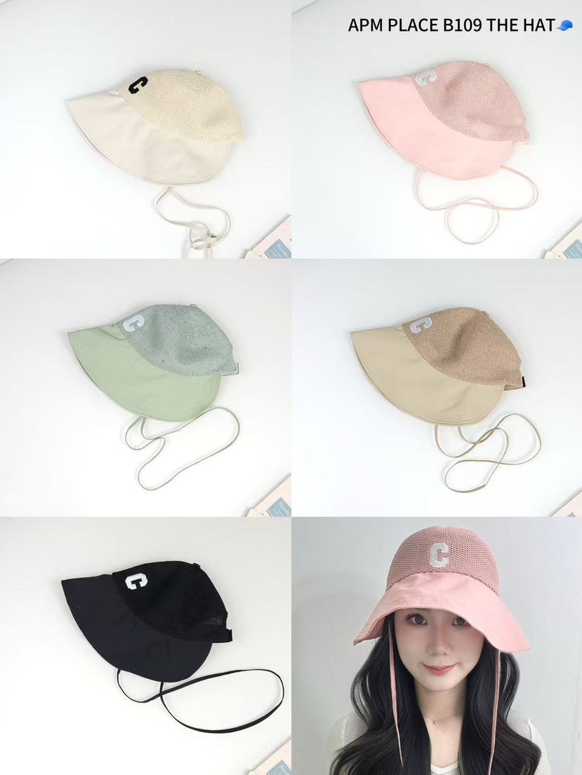 THE HAT-P東大門實拍女士新款真品熱賣時尚帽子漁夫帽刺繡THE HAT帽子