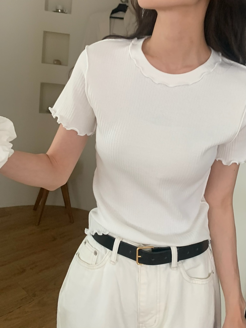 BLEECKER東大門代購女士新品人氣推薦25春夏休閑職業熱賣T恤BLEECKERT恤