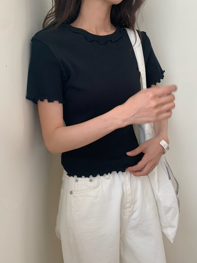 BLEECKER東大門代購女士新品人氣推薦25春夏休閑職業熱賣T恤BLEECKERT恤