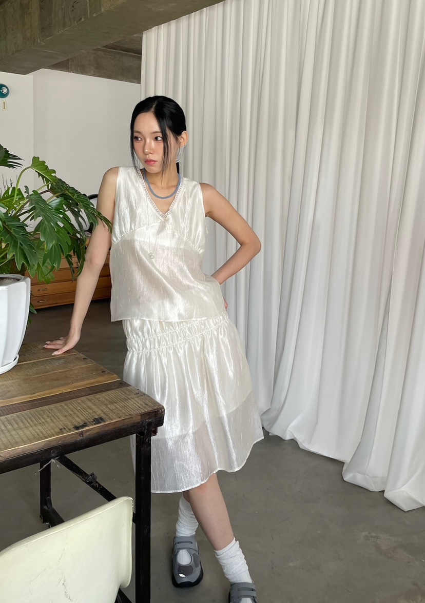 BETWEEN US東大門直郵女裝新品職業推薦人氣25春夏半身裙中短裙JICJO:SEOUL半身裙/中短裙