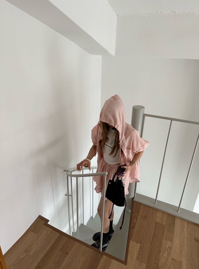 ZEROZERO韓國代購女士新品推薦真品熱賣25春夏襯衫蕾絲衫連帽衫ZEROZERO襯衫/蕾絲衫