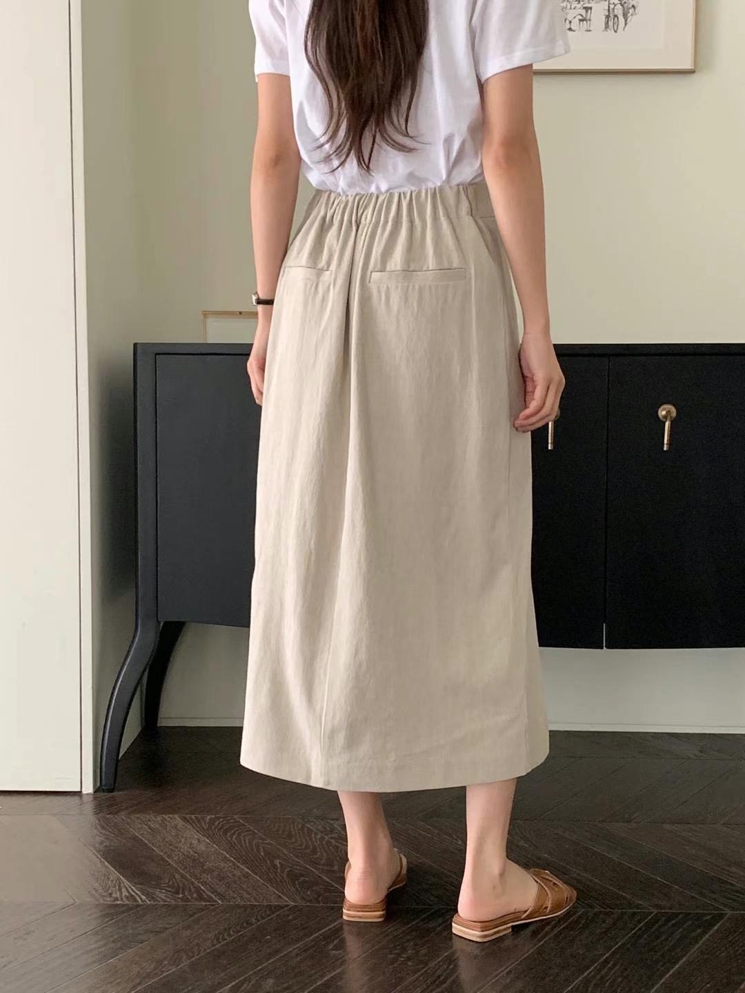 MUTE東大門實拍女裝新品熱賣25春夏人氣休閑真品推薦時尚長裙MUTE-ot長裙
