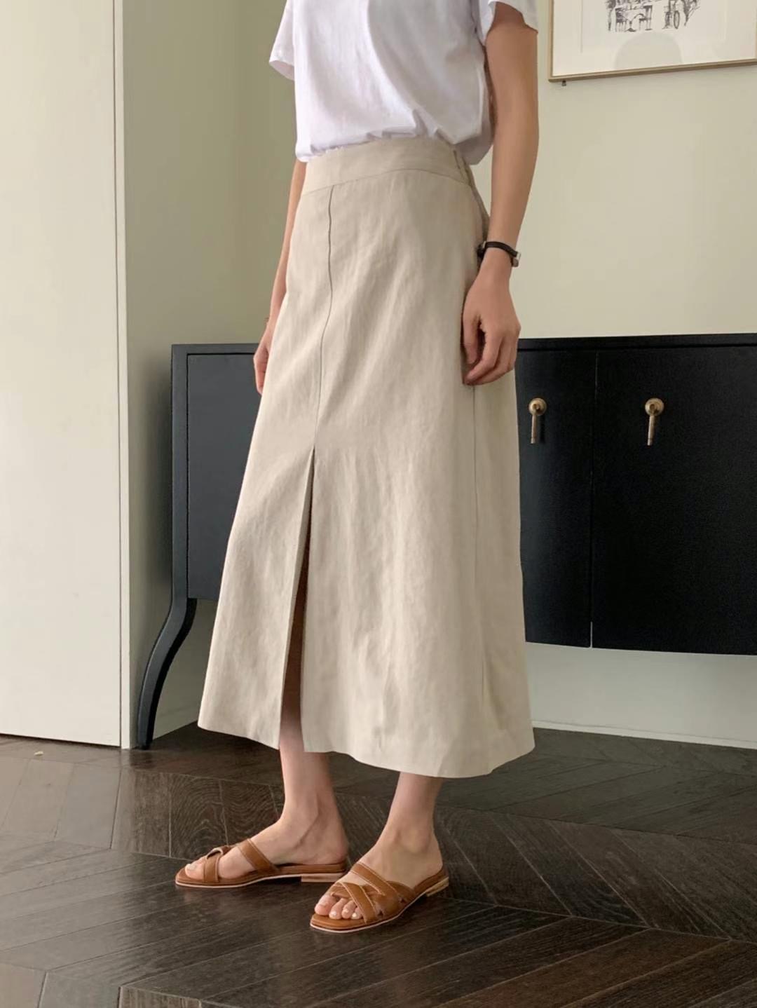 MUTE東大門實拍女裝新品熱賣25春夏人氣休閑真品推薦時尚長裙MUTE-ot長裙圖色2