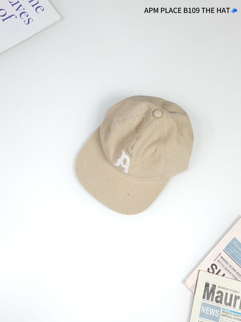 THE HAT-P韓國直郵女裝新款25春夏休閑真品人氣職業帽子刺繡THE HAT帽子