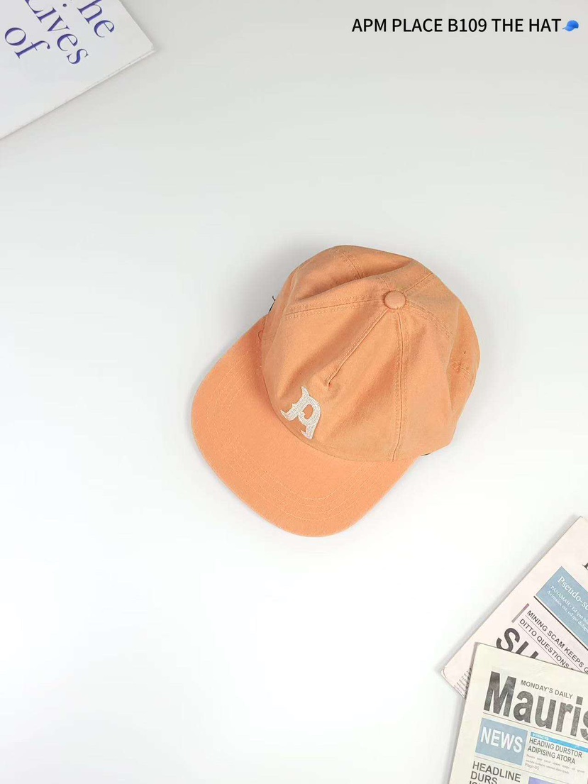 THE HAT-P韓國直郵女裝新款25春夏休閑真品人氣職業帽子刺繡THE HAT帽子圖色4