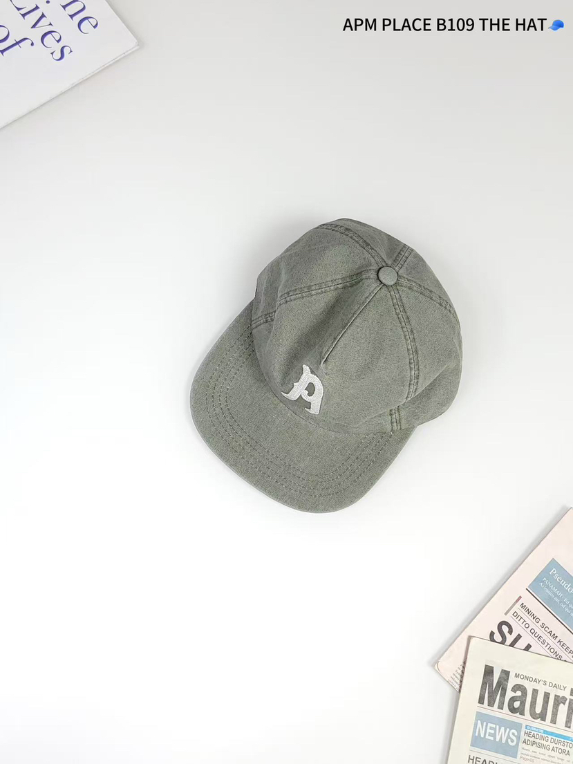 THE HAT-P韓國直郵女裝新款25春夏休閑真品人氣職業帽子刺繡THE HAT帽子圖色5