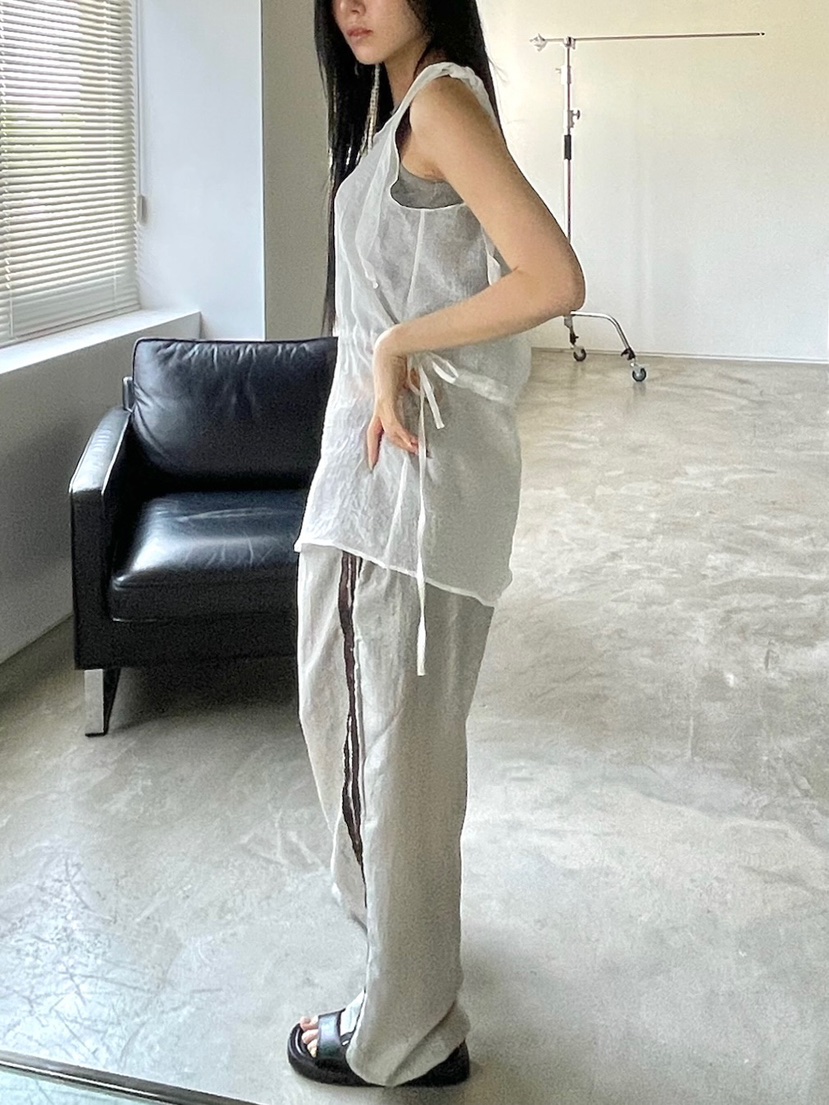 BETWEEN US韓國代購女士新款真品人氣25春夏職業熱賣休閑褲JICJO:SEOUL休閑褲