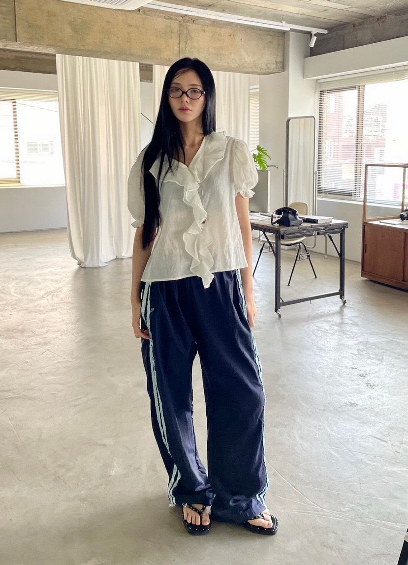 BETWEEN US韓國代購女士新款真品人氣25春夏職業熱賣休閑褲JICJO:SEOUL休閑褲