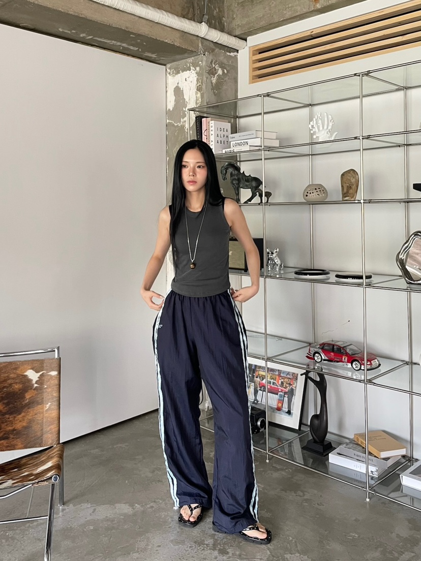 BETWEEN US韓國代購女士新款真品人氣25春夏職業熱賣休閑褲JICJO:SEOUL休閑褲