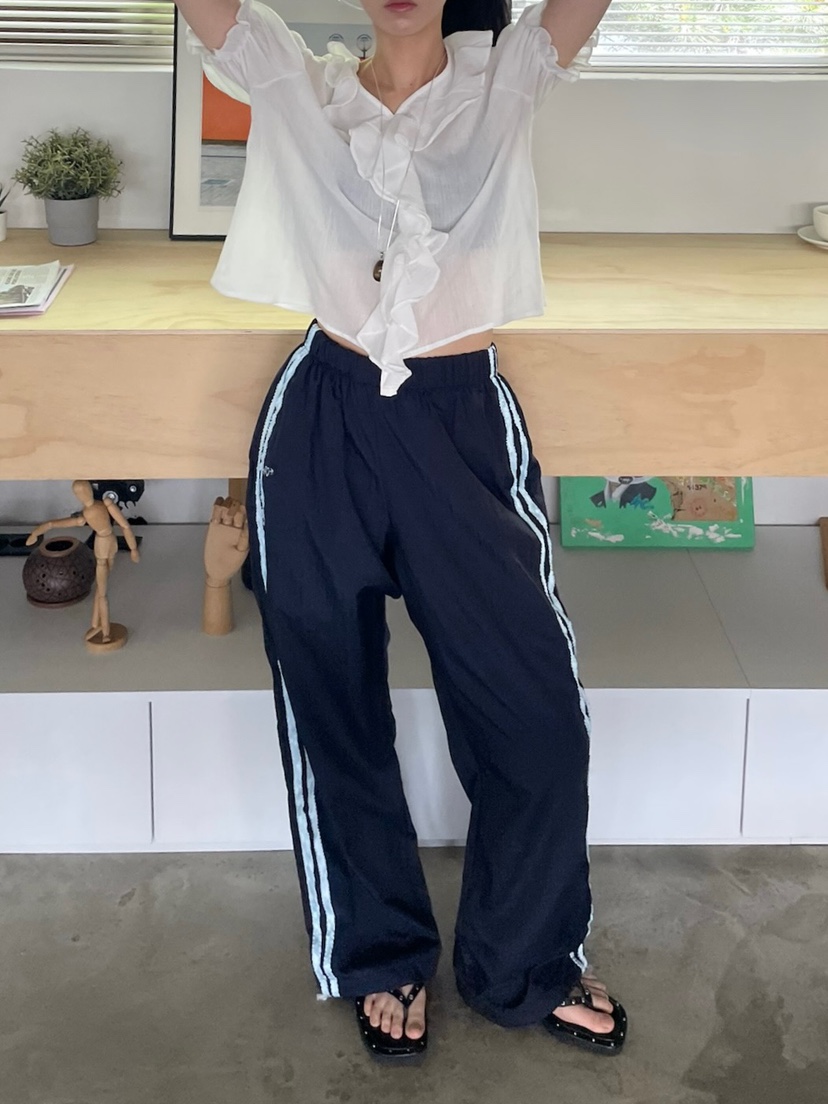 BETWEEN US韓國代購女士新款真品人氣25春夏職業熱賣休閑褲JICJO:SEOUL休閑褲