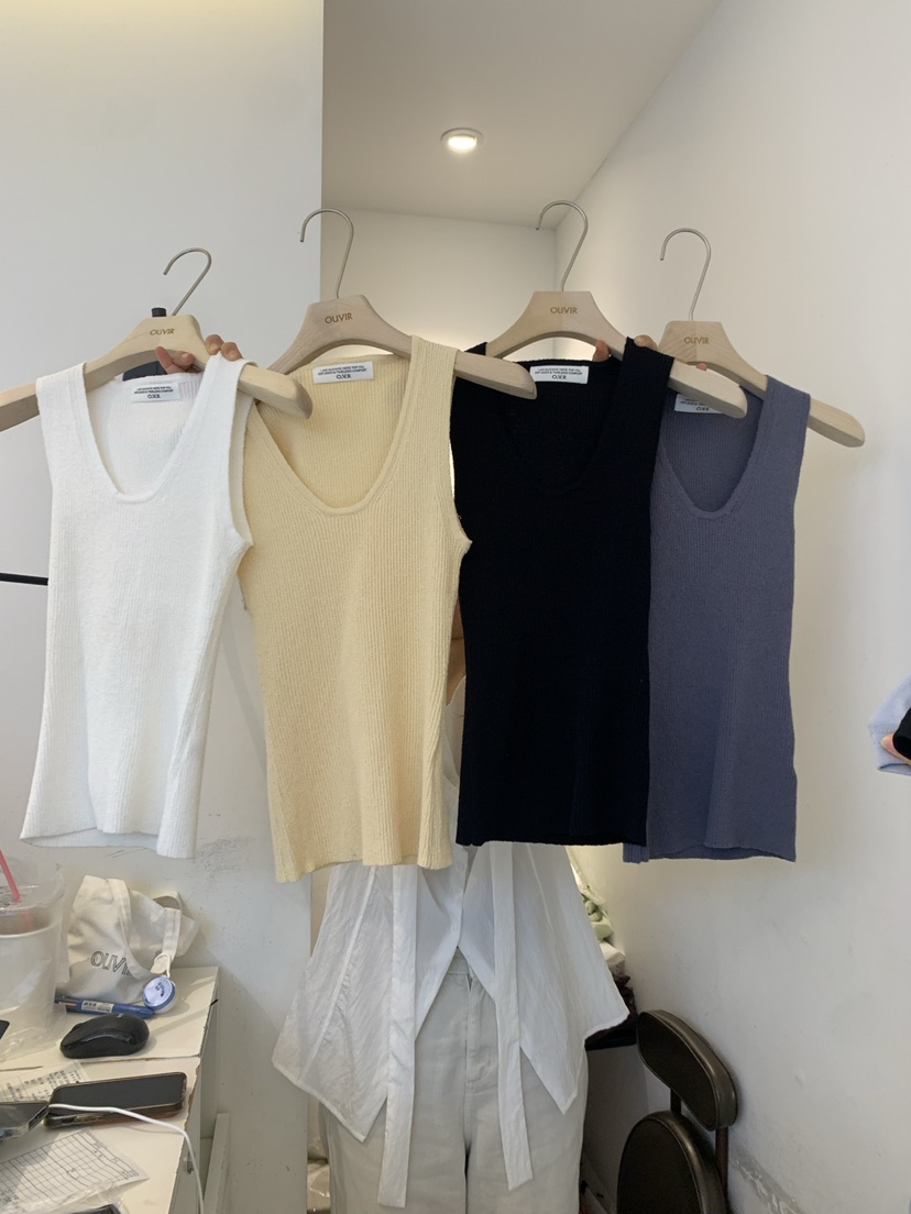 OUVIR東大門代購女裝新品熱賣人氣25春夏職業休閑真品吊帶背心O.V.R/OUVIR吊帶/背心