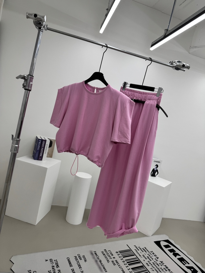 RED-A東大門代購女裝新品職業25春夏套裝含腰帶兩件套套裝RED-A套裝圖色1