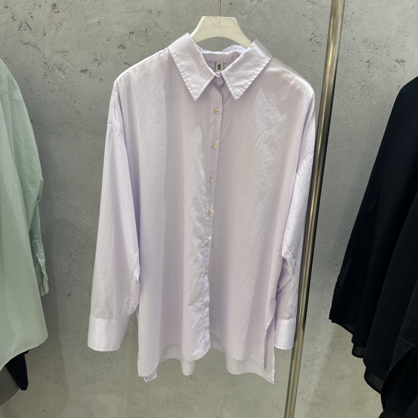 6PENCE-P韓國㊣直郵東大門代購女裝新款25春夏推薦襯衫蕾絲衫6PENCE-P襯衫/蕾絲衫圖色3